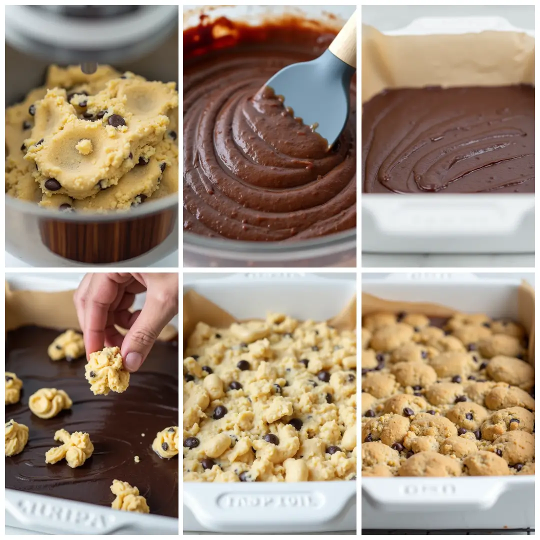 chocolate-chip-cookie-brownies 3 Chocolate Chip Cookie Brownies