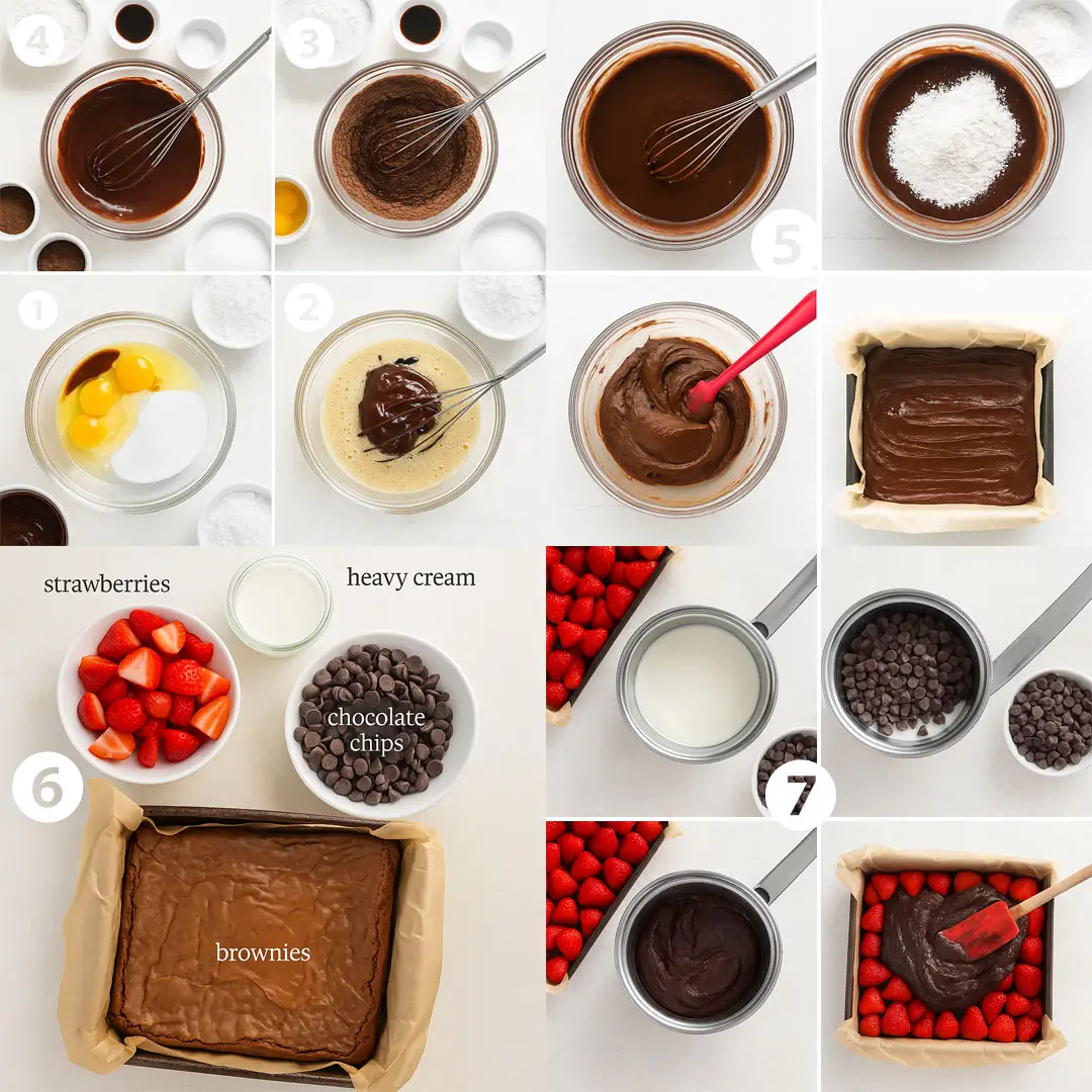 chocolate-covered-strawberry-brownies (1) Chocolate Covered Strawberry Brownies