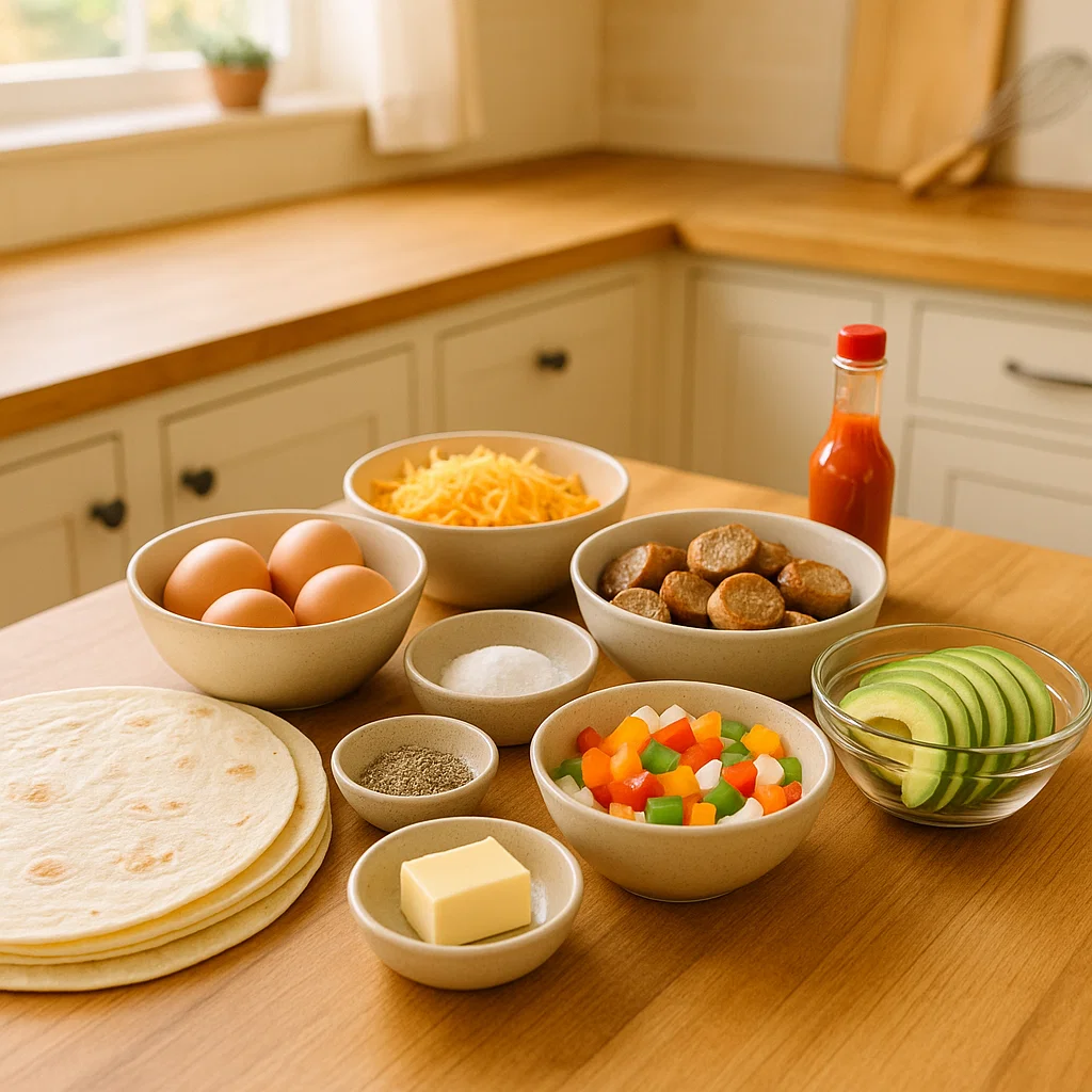 sausage-egg-and-cheese-breakfast-roll-ups Sausage Egg and Cheese Breakfast Roll-Ups