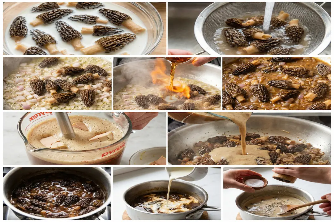 Préparation du Filet Mignon en Croûte au Foie Gras étape du montage de la viande dans la pâte feuilletée.